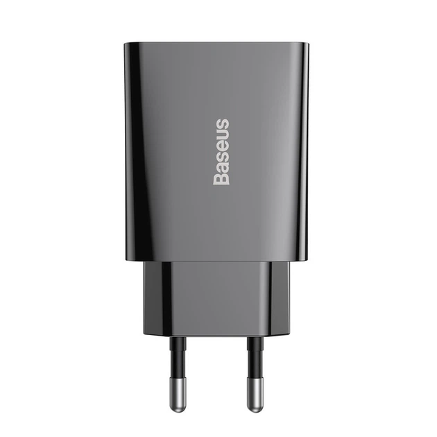Мережевий Зарядний Пристрій Baseus PD 20W 3A CCFS-SN Чорний - Фото 1 Мережевий Зарядний Пристрій Baseus PD 20W 3A CCFS-SN Чорний - зображення 1