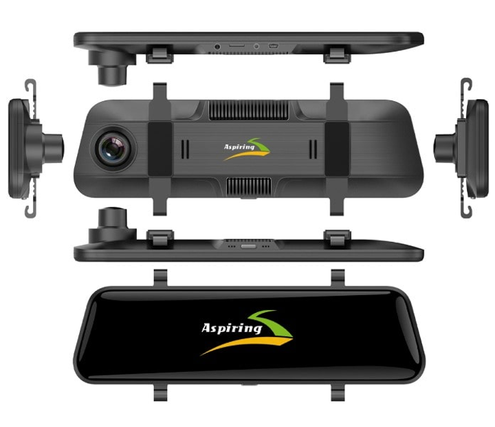 Дзеркало з відеореєстратором Aspiring MAXI 4 SPEEDCAM, WIFI, GPS, 4K - зображення 2