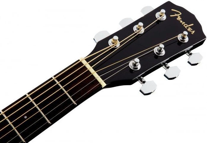 Акустическая гитара Fender CD-60SCE Black WN - Фото 4 Акустическая гитара Fender CD-60SCE Black WN - изображение 4