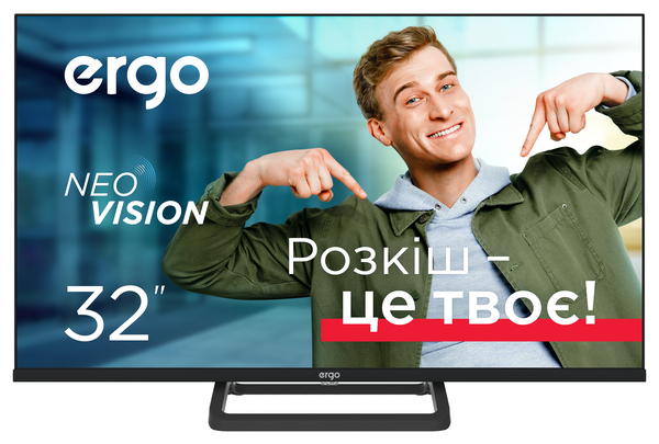 Телевізор Ergo 32WHS8500 - Фото 1 Телевізор Ergo 32WHS8500 - зображення 1