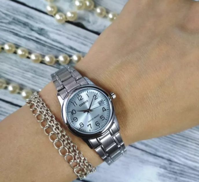 Жіночий годинник Casio LTP-V002D-2BUDF Сріблястий - зображення 5
