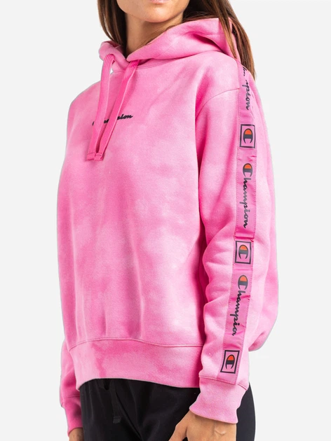 Bluza damska z kapturem Champion 114755-PL042 L Różowa (8053305872225) - obraz 3