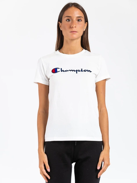 Футболка Champion 109713-WW002 S Sno White (8057016722923) - зображення 3