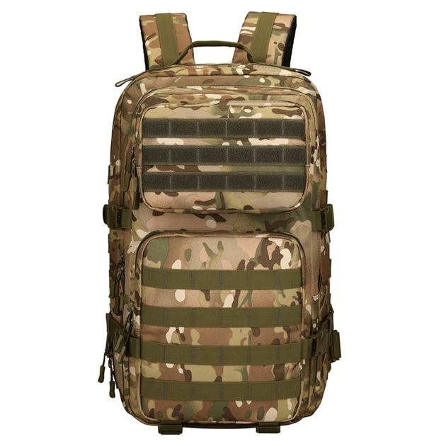 Рюкзак тактичний військовий штурмовий Protector plus S458 45л із системою Molle camouflage - зображення 2