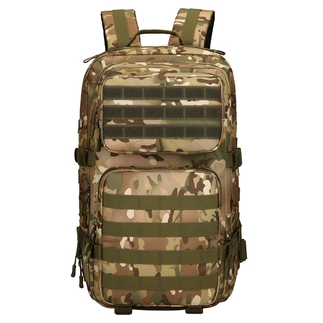 Рюкзак тактичний військовий штурмовий Protector plus S458 45л із системою Molle camouflage - зображення 2