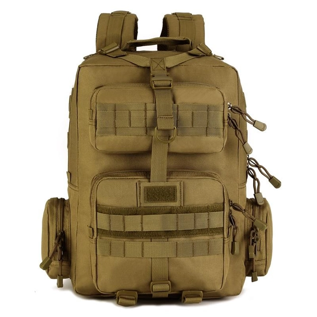 Рюкзак тактический военный штурмовой Protector plus S431 30л с системой Molle coyote brown - изображение 2