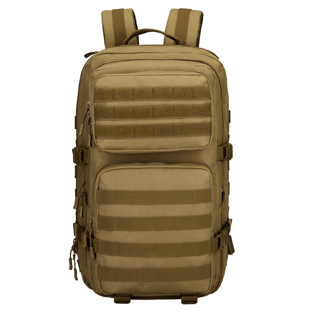 Рюкзак тактичний військовий штурмовий Protector plus S458 45л із системою Molle coyote brown - зображення 2