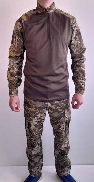 Костюм военный LeRoy (убокс и тактические штаны) цвет-пиксель (54, рост 182) - изображение 1