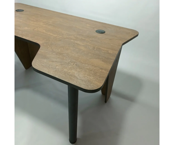 Стіл комп'ютерний геймерський ігровий DROM Butterfly Rusty Stone +Підставка для системного блоку - изображение 3