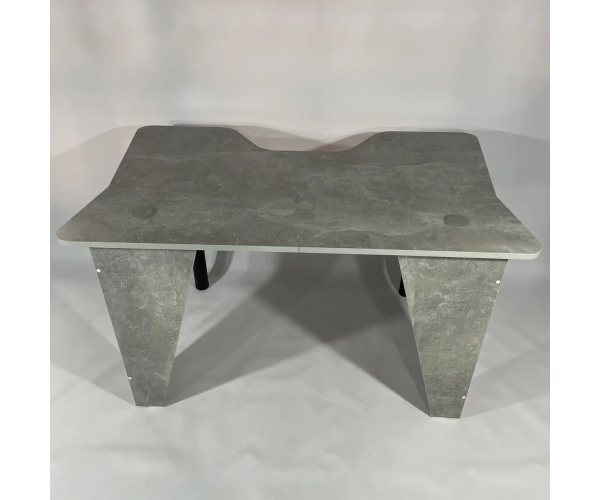 Стіл комп'ютерний геймерський ігровий DROM Butterfly Concrete - зображення 2