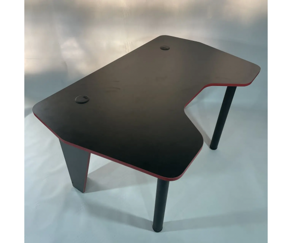 Стіл комп'ютерний геймерський ігровий DROM Joystick Black/Red - зображення 4