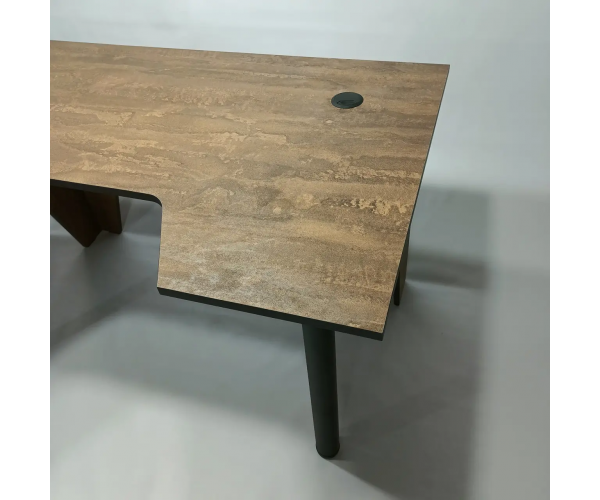 Стіл комп'ютерний геймерський ігровий DROM Square Rusty + Підставка для системного блоку - зображення 4