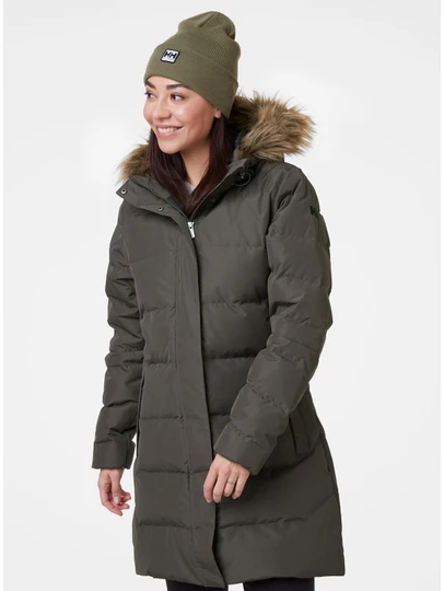 Пуховик зимний женский Helly Hansen W Aden Down Parka 54429-483 S Зеленый (7040056485591) - Фото 1 Пуховик зимний женский Helly Hansen W Aden Down Parka 54429-483 S Зеленый (7040056485591) - изображение 1