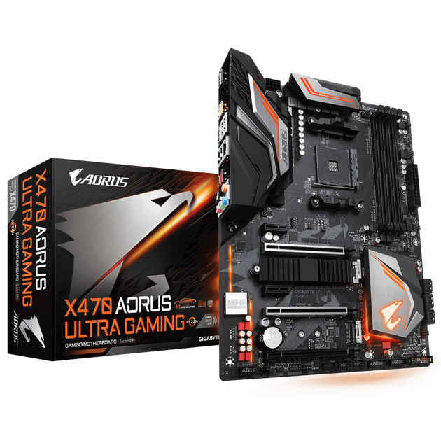 Материнская плата Gigabyte X470 Aorus Ultra Gaming, s-AM4, ATX, 4xDDR4 ...