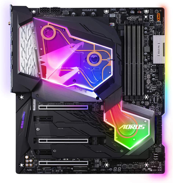 Материнская плата Gigabyte Intel Z390 Aorus Xtreme Waterforce, H4 ...