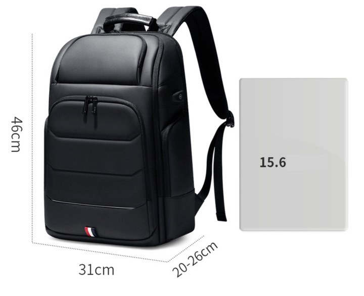 Рюкзак мужской Оксфорд M&JJ (USB-порт) Черный 46*31*20 (2290) - изображение 4