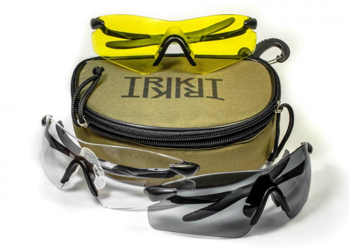Окуляри захисні зі змінними лінзами Pyramex Rotator TRIKIT (комплект з 3-х окулярів) - зображення 1