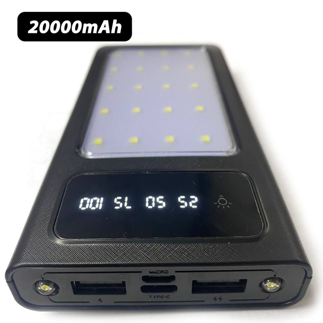 Повербанк с проводами и фонариком Romoss 20000mAh Power Bank – фото ...
