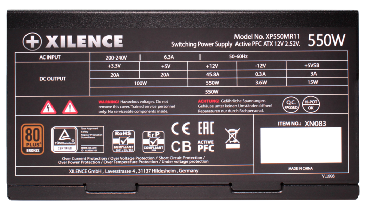 Блок питания Xilence Performance A+ III (XP550MR11) 550W - изображение 6