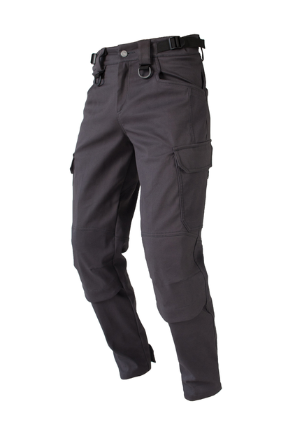 Утеплённые тактические штаны на флисе soft shell L gray fleec - изображение 2