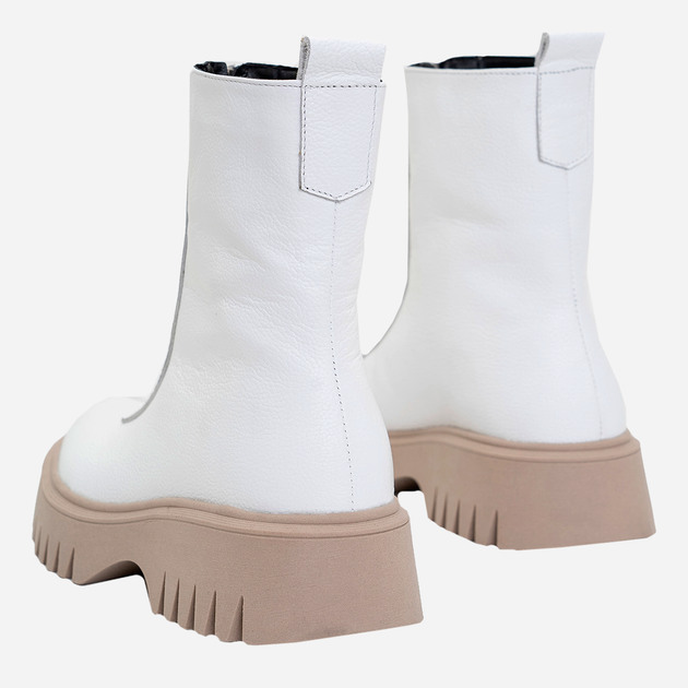 Женские зимние ботинки высокие ISSA PLUS OB2-129 39 25.5 см Белые (issa2007682279951) - изображение 3