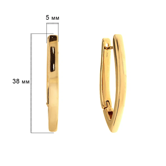 Серьги Diamant С2541 (544997) - изображение 2