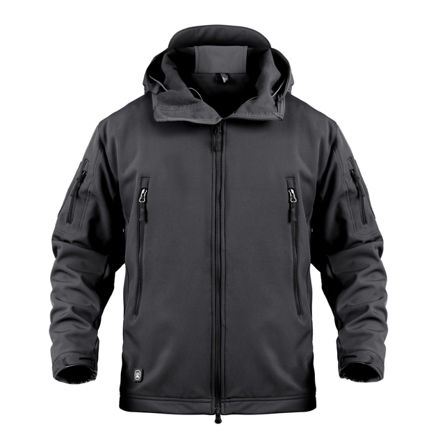 Тактическая куртка / ветровка Pave Hawk Softshell black S - изображение 1