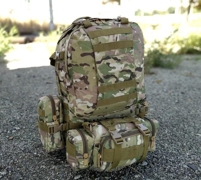 Рюкзак военный тактический 50 литров MALATEC мультикам - изображение 2