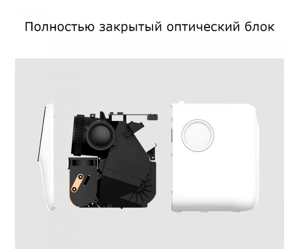Портативний проектор для дому Xiaomi Wanbo T2 2500 люмен з Wi-Fi для підключенням до телефону для офісу + Тренога 1 метр (Wanbo T2 Free_4750) - Фото 5 Портативний проектор для дому Xiaomi Wanbo T2 2500 люмен з Wi-Fi для підключенням до телефону для офісу + Тренога 1 метр (Wanbo T2 Free_4750) - зображення 5