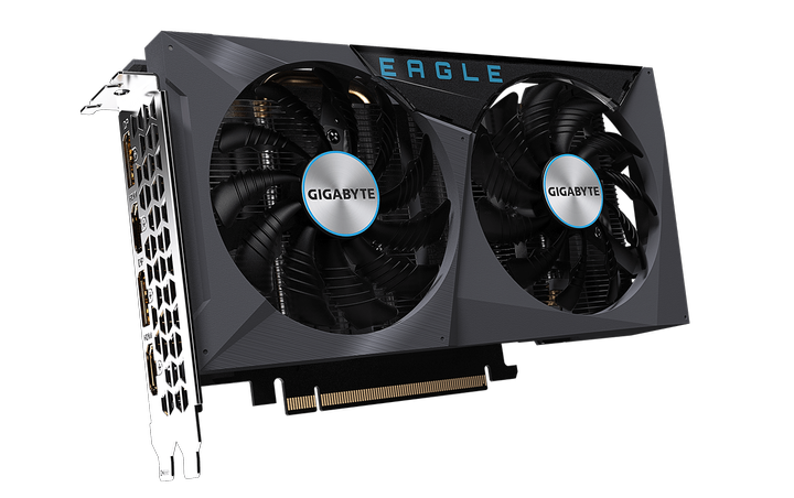 GIGABYTE GeForce RTX 3050 EAGLE 8G (GV-N3050EAGLE-8GD) – фото