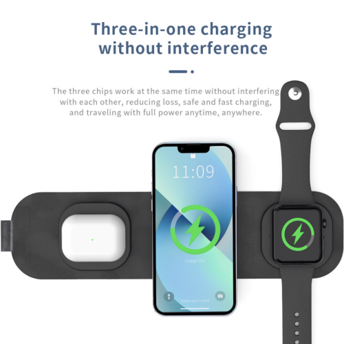 Зарядний пристрій Mophie Bonola Portable 3-in-1 Travel Charger with MagSafe - зображення 4