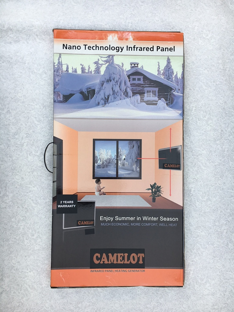 ИК Обогреватель Camelot C2200 - Автономная Панель для Электро Отоления / Обогрева 1,2кВт (5002280) - изображение 3