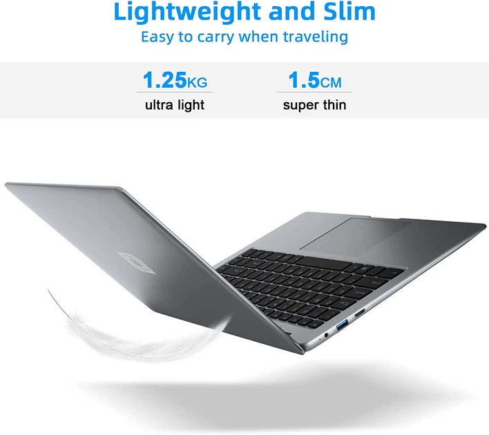 Ноутбук 14" Jumper EZbook S5 Intel Celeron N4020 RAM 12GB SSD 256GB Windows 10 v2 - изображение 3