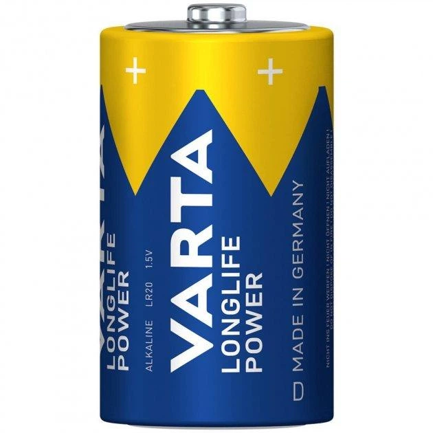 Батарейки VARTA Longlife Power D/LR20 (2шт) (4920 121412) - изображение 2