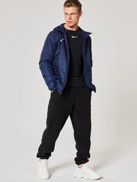 Куртка демісезонна з капюшоном чоловіча Nike M Nk Thrm Rpl Park20 Fall Jkt CW6157-451 Темно-синя (194953081183) - зображення 6