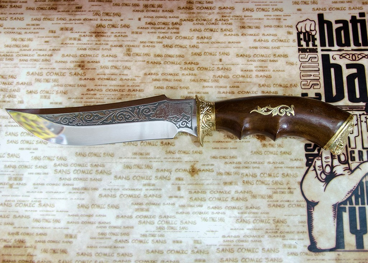 Охотничий Туристический Нож Спутник Кабан Большой - изображение 1