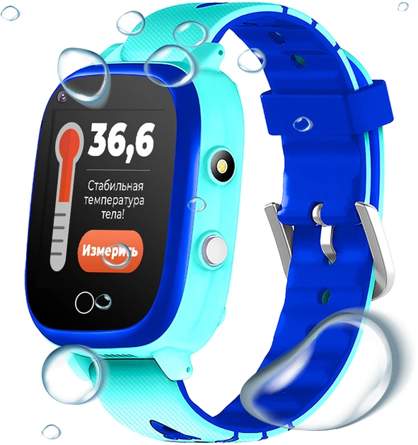 Дитячий смарт-годинник Jetix T-Watch 2 Blue (JTW02) - Фото 2 Дитячий смарт-годинник Jetix T-Watch 2 Blue (JTW02) - зображення 2