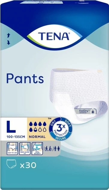 Труси-підгузки для дорослих Tena Pants Normal Large 30 шт (7322541150895) - зображення 2