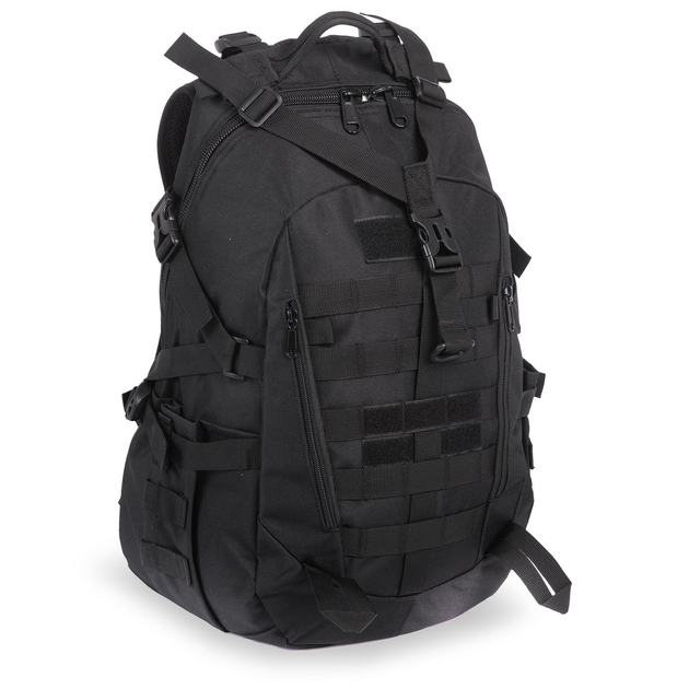 Рюкзак тактический штурмовой SILVER KNIGHT V=40л черный 9386 - изображение 1