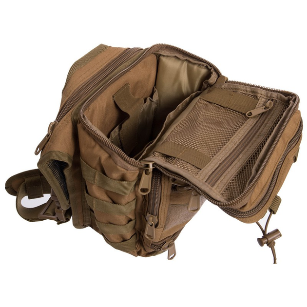 Сумка-рюкзак тактическая SILVER KNIGHT 20л хаки TY-803 - изображение 2