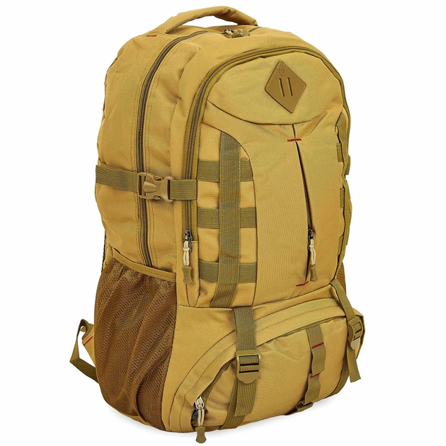 Рюкзак туристический бескаркасный тактический рюкзак военный рюкзак RECORD V-20 л khaki TY-0861 - изображение 1
