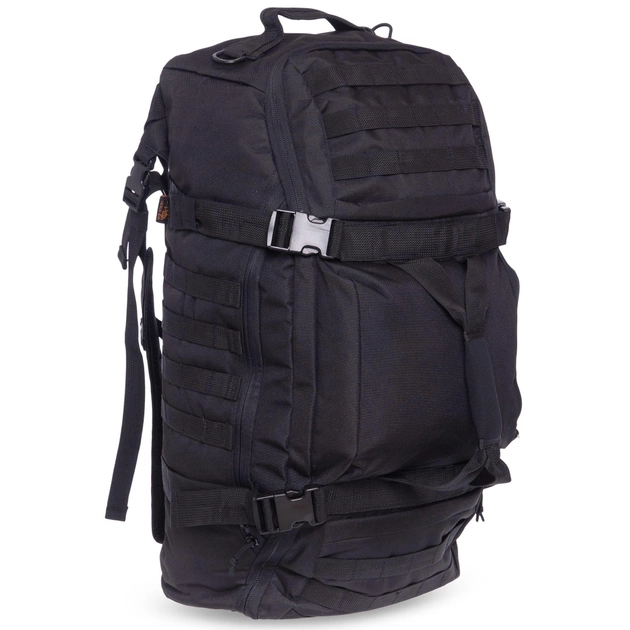 Рюкзак-сумка трансформер тактичний рейдовий SILVER KNIGHT V-40л black TY-186-BK - зображення 1
