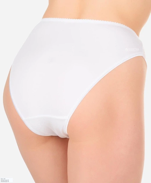 Трусики слип с ажурным кружевном Jadea 529 Bianco 50(XXL) Белый - Фото 3 Трусики слип с ажурным кружевном Jadea 529 Bianco 50(XXL) Белый - изображение 3