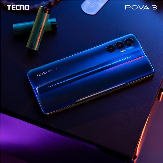 Мобильный телефон Tecno LF7n (POVA-3) 6/128Gb Electric Blue ...