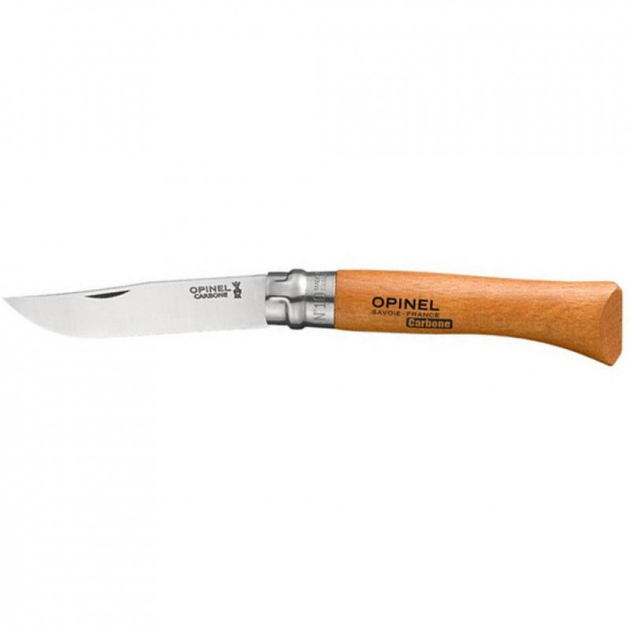 Нож Opinel №10 Carbone VRN, без упаковки (113100) - зображення 1
