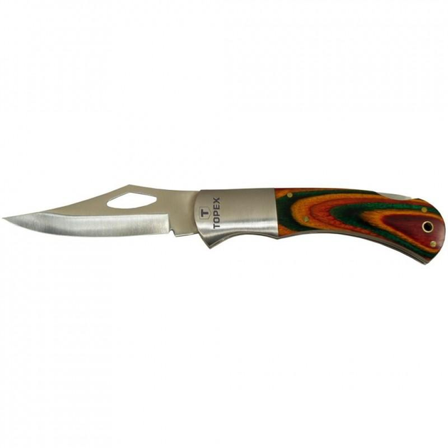 Нож Topex унiверсальний, лезо 70 мм, складний (98Z017) - изображение 1