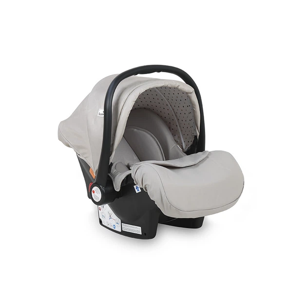 Детская коляска-трансформер Lorell Kids Lora set-1 3 в 1 ножной тормоз 68х88х32 см Серый (10021282115-LR) - изображение 8