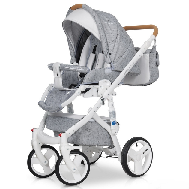 Детская универсальная коляска 2 в 1 Riko Brano Luxe 05 Grey Fox ...