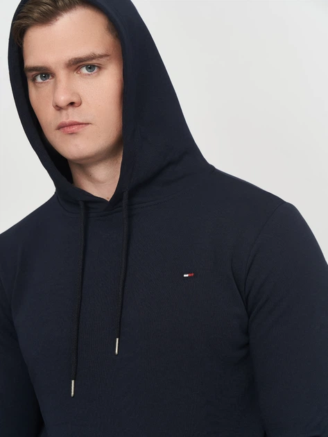 Худи мужское Tommy Hilfiger 10922.2 2XL Темно-синее - Фото 4 Худи мужское Tommy Hilfiger 10922.2 2XL Темно-синее - изображение 4