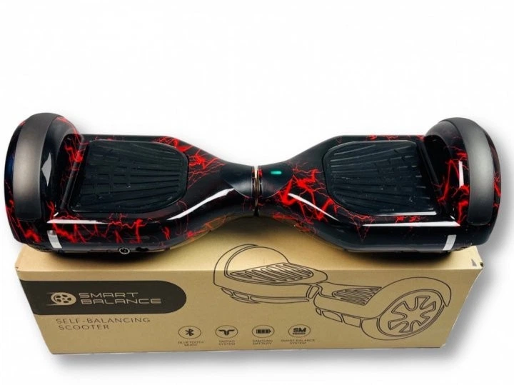 Гироборд Smart Balance 6.5" Красное пламя - изображение 2